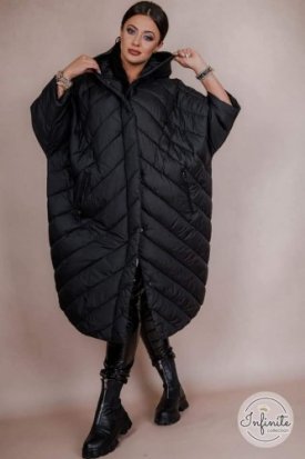 Płaszcz oversize Black